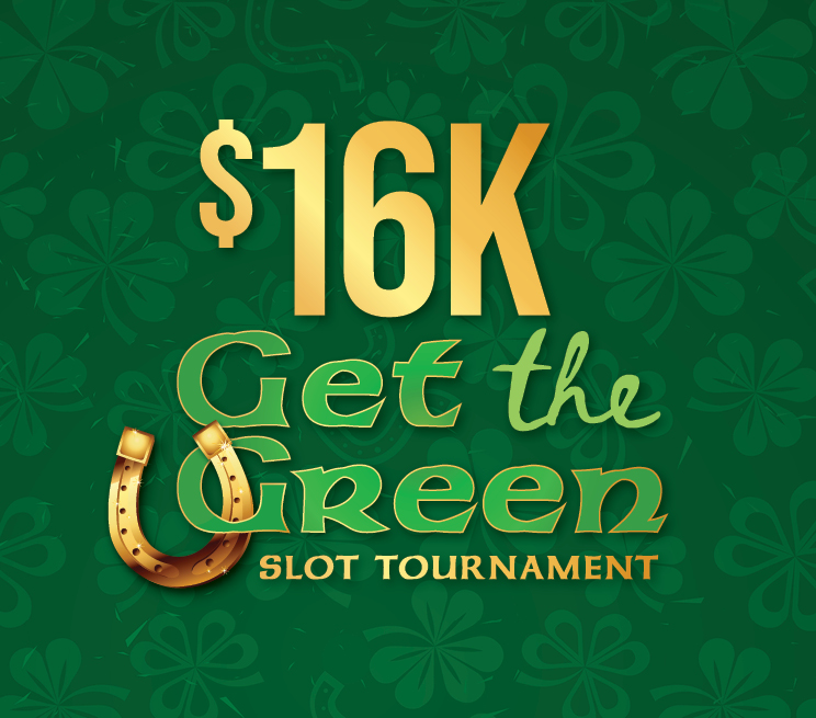 $16K Get The Green Slot Tournament Promotion Image